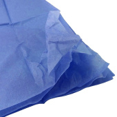 Бумага тишью лист Синий 50х66см (уп10)