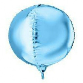 Шар Сфера 3D Bubble Бабблс 25'' металлик Холодно голубой AG