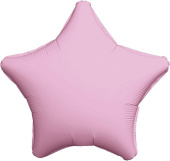 Шар фольга без рисунка 18'' звезда Розовый фламинго сатин AG