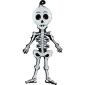 Шар фольга фигура Скелет GR