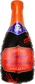 Шар фольга фигура Бутылка Шампанское на Хэллоуин 39'' 99см FL