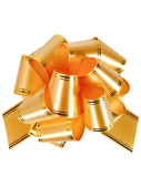Бант шар 50мм с золотой полоской Золото (1шт)
