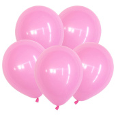Шар латекс 5''/ВС пастель Карамельно-розовый Candy Pink 100шт