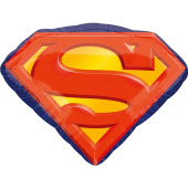 Шар фольга фигура Супермен эмблема 26" 66CM W X 20" 50CM H An