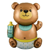 Шар фольга фигура Медвежонок для мальчика 47'' 119см FL