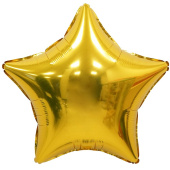 Шар фольга без рисунка 24" звезда Золотая Star Gold ВС