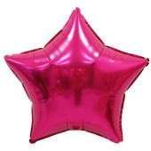 Шар фольга без рисунка 24" звезда Фуксия Star Hot Pink ВС