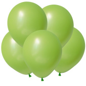 Шар латекс 5''/ВП пастель Светло-зеленый Light green 100шт