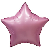 Шар фольга без рисунка 18'' звезда Розовый мистик сатин ВС