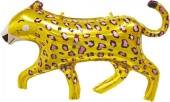 Шар фольга фигура Леопард Золото 46'' 117см FL