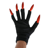 Перчатки Руки дьявола 1 пара 18х11см Хеллоуин