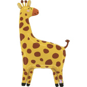 Шар фольга фигура животные Жираф 41" GR