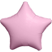 Шар фольга без рисунка 30" звезда Фламинго пастель AG