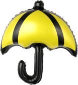 Шар фольга фигура Зонтик желтый 30" FL