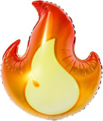 Шар фольга фигура Пламя 28" FL