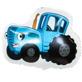Шар фольга фигура Синий трактор 26" FL