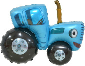 Шар фольга фигура Синий трактор 42" FL