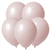 Шар латекс 5''/ВС пастель Розовый румянец Pink Blush 100шт