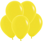 Шар латекс 5''/Sp пастель 020 Желтый Yellow 100шт