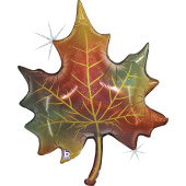 Шар фольга фигура Лист Осенний 35" 89см GR