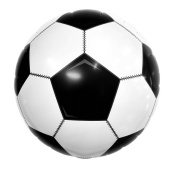 Шар фольга 18''/AG круг Футбольный мяч