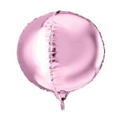 Шар Сфера 3D Bubble Бабблс 25" металлик Фламинго