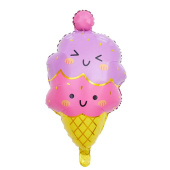 Шар фольга фигура Мороженое Два шарика 27" 68см ВС
