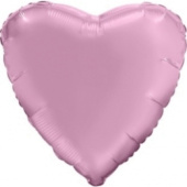 Шар фольга без рисунка 36" сердце Фламинго SLIM AG