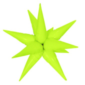 Шар фольга Звезда 3D составная 26" 66см Светло-зеленый Макарунс FL