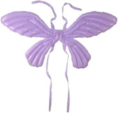 Шар фольга фигура 3D Бабочка Карнавальные крылья Сиреневый 39'' 99см FL