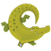 Шар фольга фигура Крокодил BT
