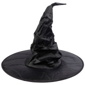 Шляпа ведьмы изгиб черная ВЗ