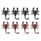 Украшение декор Скорпионы Черный Коричневый 4,8х2,3см уп8