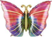 Шар фольга фигура Бабочка Волшебная градиент 29'' 74см FL