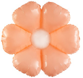 Шар фольга фигура Цветок Ромашка Нежно-розовый 30'' 76см FL