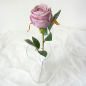 Украшение декор Роза искусственная Пыльно-сиреневая 50см 1шт