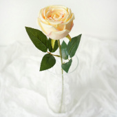 Украшение декор Роза искусственная Желтая 50см 1шт