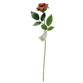 Украшение декор Роза искусственная Кофейная 51см 1шт
