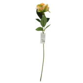 Украшение декор Роза искусственная Желтая 51см 1шт