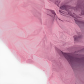 Бумага тишью рулон 0,60х10м водостойкая Розовая