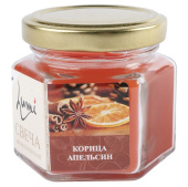 Свеча ароматическая в банке Корица и апельсин 5х6см 1шт