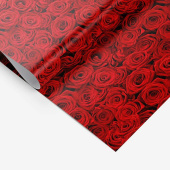 Бумага лист 61х88см Розы красные