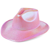 Шляпа Ковбой Неоновый Светло-розовый 1шт
