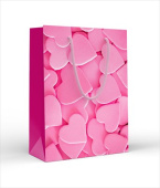 Пакет MS Розовые сердечки