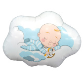 Шар фольга фигура Малыш в облаках 26'' 66см AG