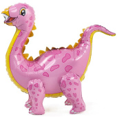 Шар фольга ХОД Динозавр Стегозавр розовый 36" 91см ВЗ