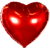Шар фольга без рисунка 40'' сердце Красный 1шт FL