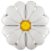 Шар фольга фигура Цветок Ромашка 90х84,5см ВЗ