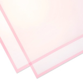 Пленка лист 60х60см матовая Кайма Розовый 45мкм уп20