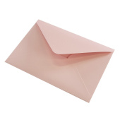 Конверты из перламутровой бумаги 120 г Светло-розовый 13,5х19см 10шт